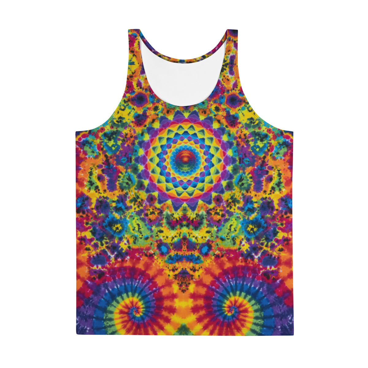"Vertigo Combo" Print tank Dyes N Good Vibes