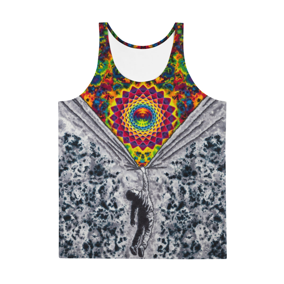 "Hanging On" Print Tank Dyes N Good Vibes