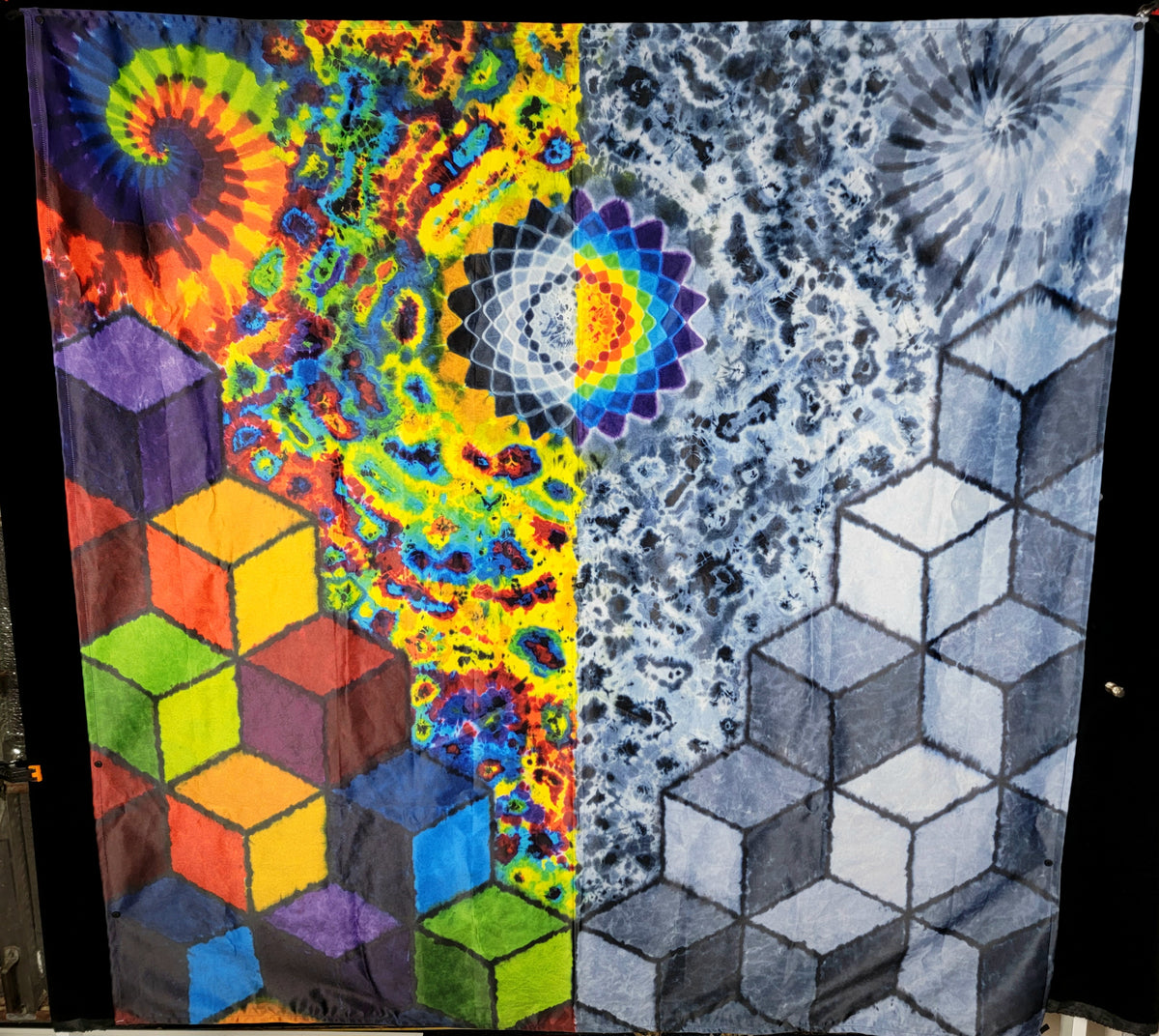 "Split Combo" Tapestry PRINTS Dyes N Good Vibes