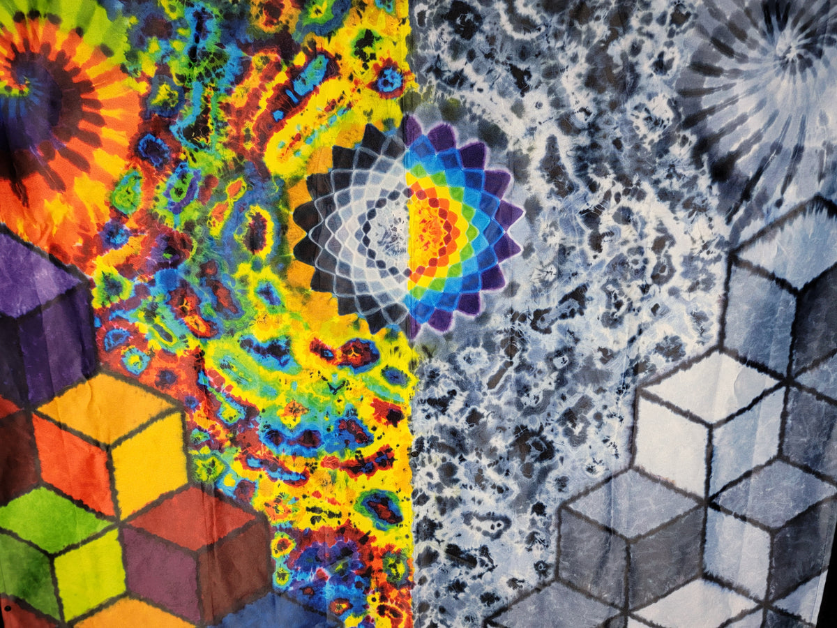 "Split Combo" Tapestry PRINTS Dyes N Good Vibes