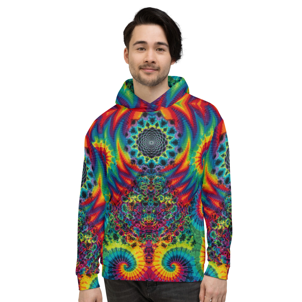 Liquid Visions wearable Print Hoodie Dyes N Good Vibes