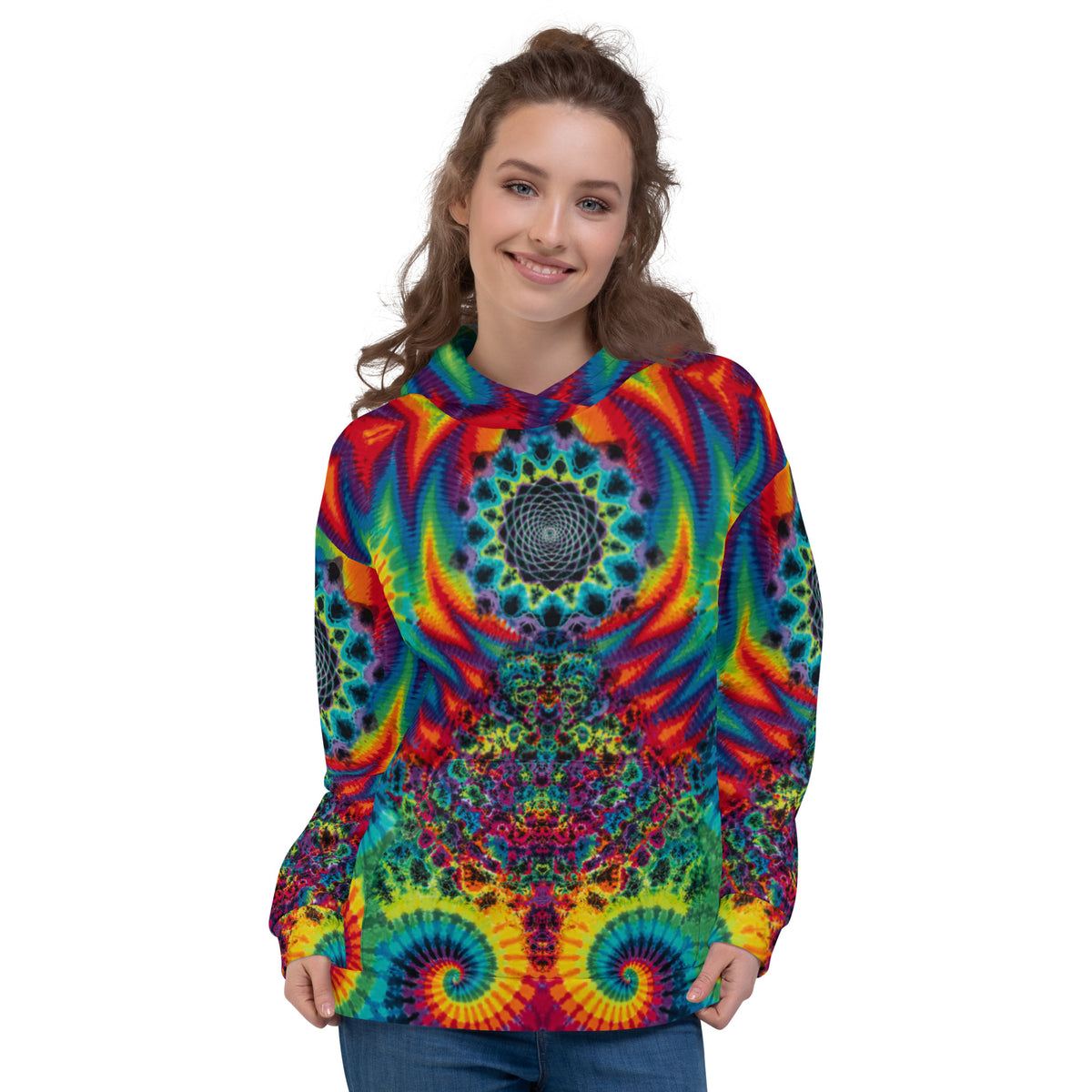 Liquid Visions wearable Print Hoodie Dyes N Good Vibes