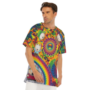 "Hippie Invasion" Print shirt