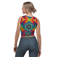 Load image into Gallery viewer, Liquid Vision Print Crop top

