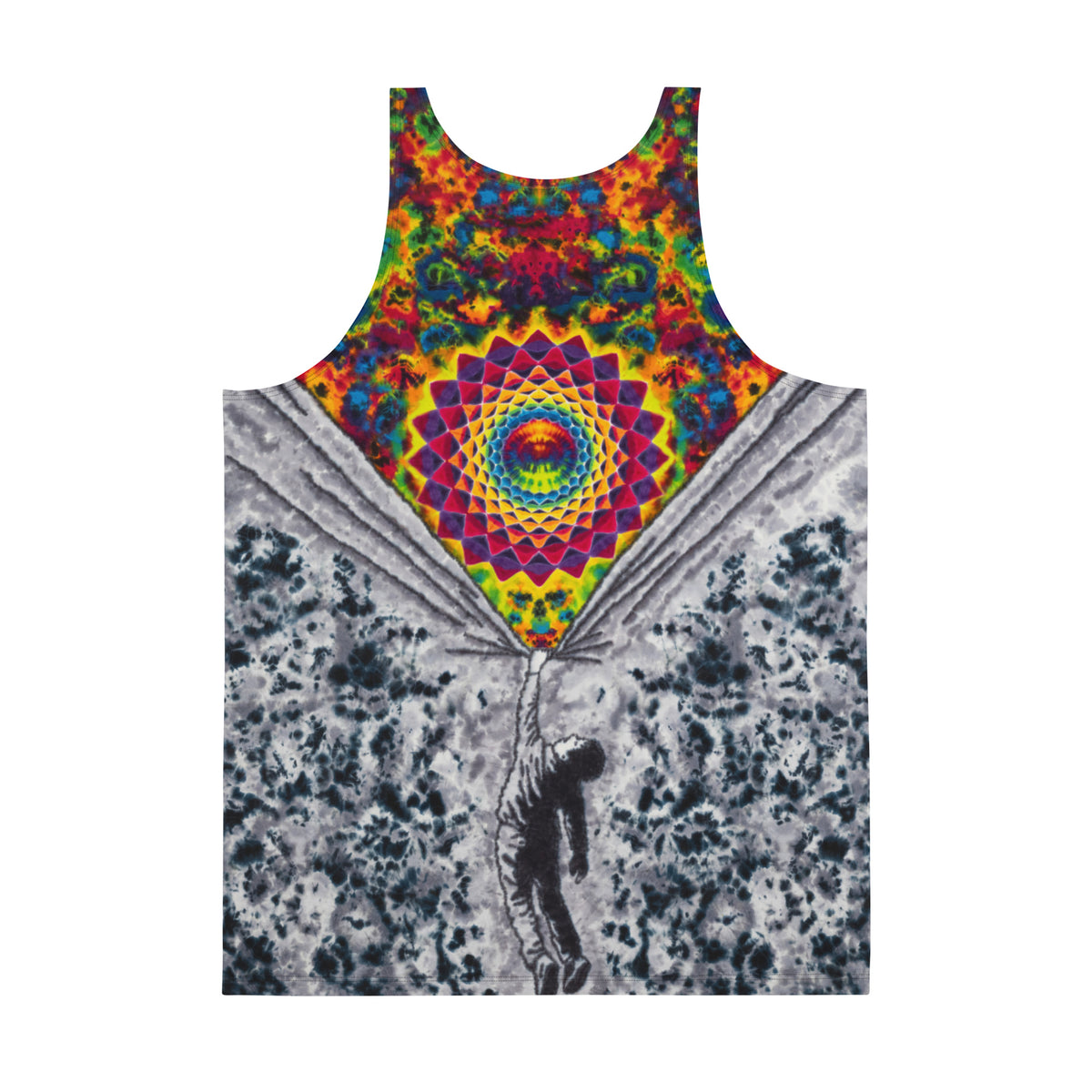 "Hanging On" Print Tank Dyes N Good Vibes