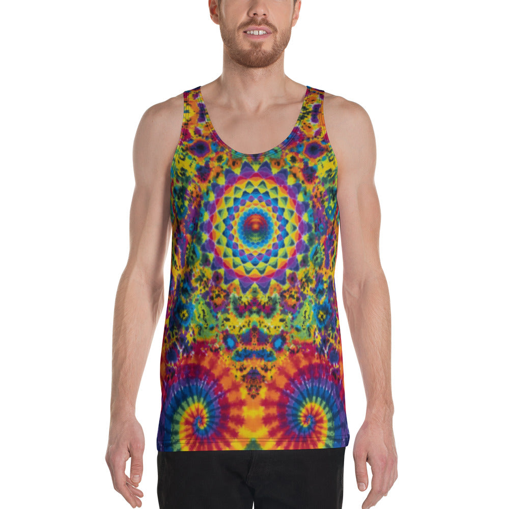 "Vertigo Combo" Print tank Dyes N Good Vibes