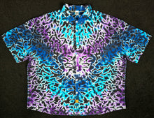 Load image into Gallery viewer, 3XL Purple Rain Scrunch Button Down
