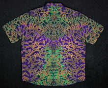 Load image into Gallery viewer, XL Purple Forest Scrunch Button down
