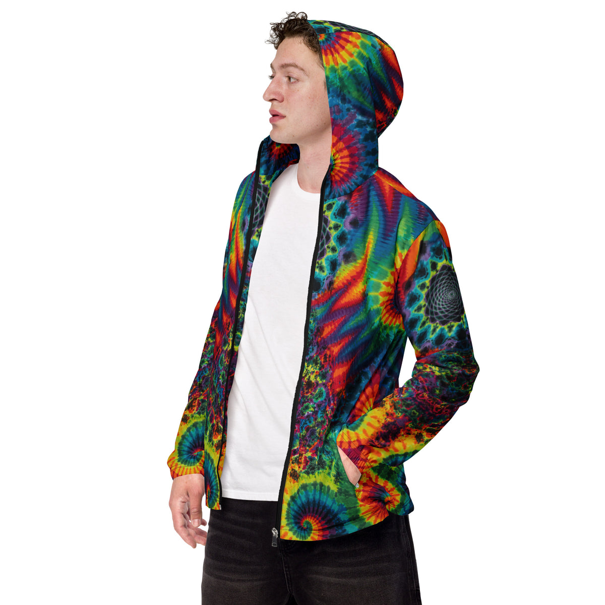 Liquid Visions wind breaker PRINT Dyes N Good Vibes