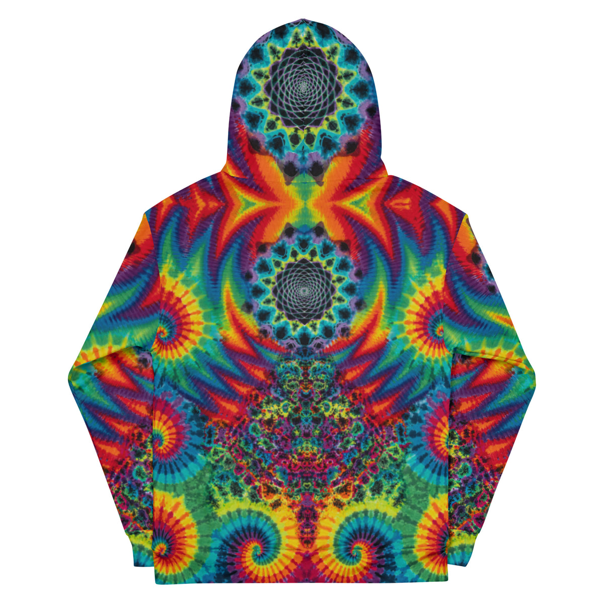 Liquid Visions wearable Print Hoodie Dyes N Good Vibes
